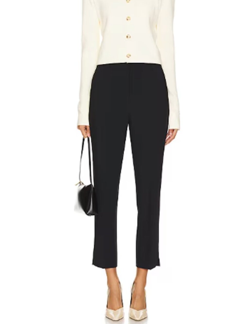 Favorite Daughter Cigarette Pant Black Trouser- NWT Size 12